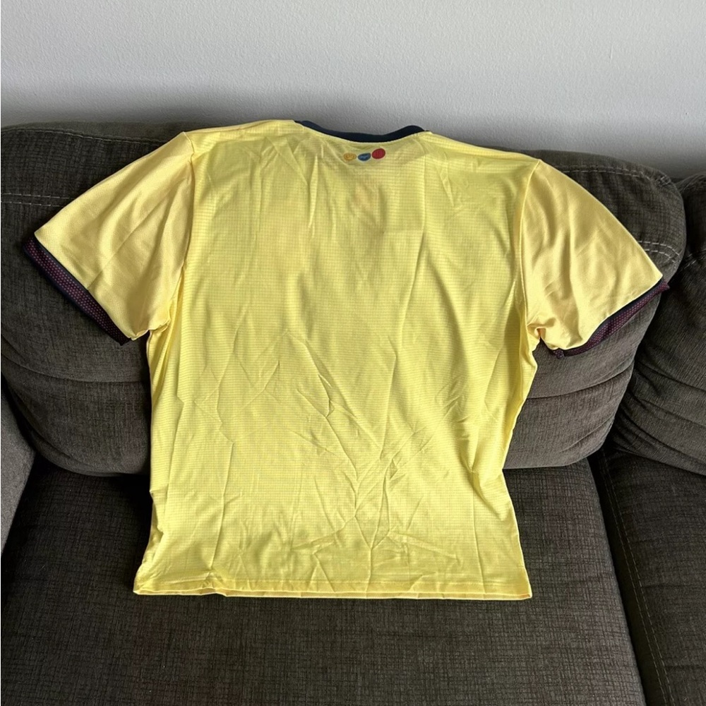 Ecuador Authentic National Team World Cup Qualifier 2026 Yellow Jersey Mens Sz L - Picture 7 of 7